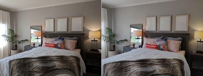 Chất lượng ảnh khi chụp trong phòng thiếu sáng (ảnh: Cnet)