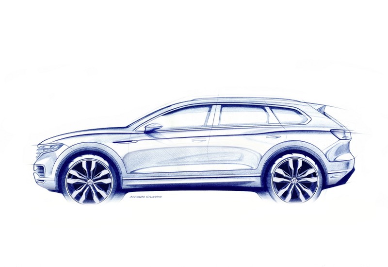 Hệ thống chuyển hướng bánh sau là một trong những tính năng nổi bật trên VW Touareg 2019 (Ảnh: VW AG)