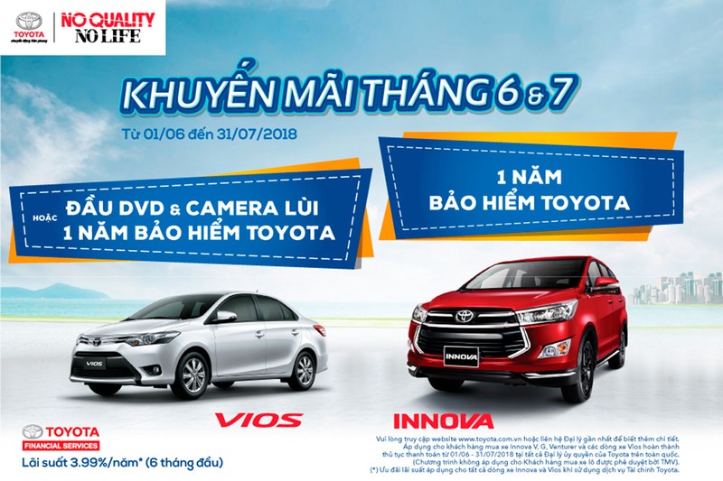 Một banner quảng cáo cho chương trình ưu đãi vừa được Toyota Việt Nam công bố (Ảnh: Toyota Việt Nam) Một banner quảng cáo cho chương trình ưu đãi vừa được Toyota Việt Nam công bố (Ảnh: Toyota Việt Nam)