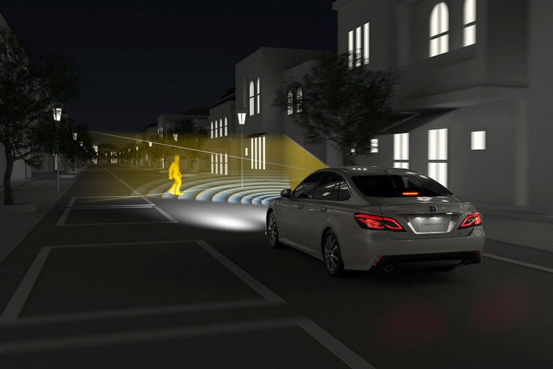 Toyota Crown được trang bị gói Toyota Safety Sense thế hệ thứ hai dưới dạng tiêu chuẩn. Toyota Crown được trang bị gói Toyota Safety Sense thế hệ thứ hai dưới dạng tiêu chuẩn.