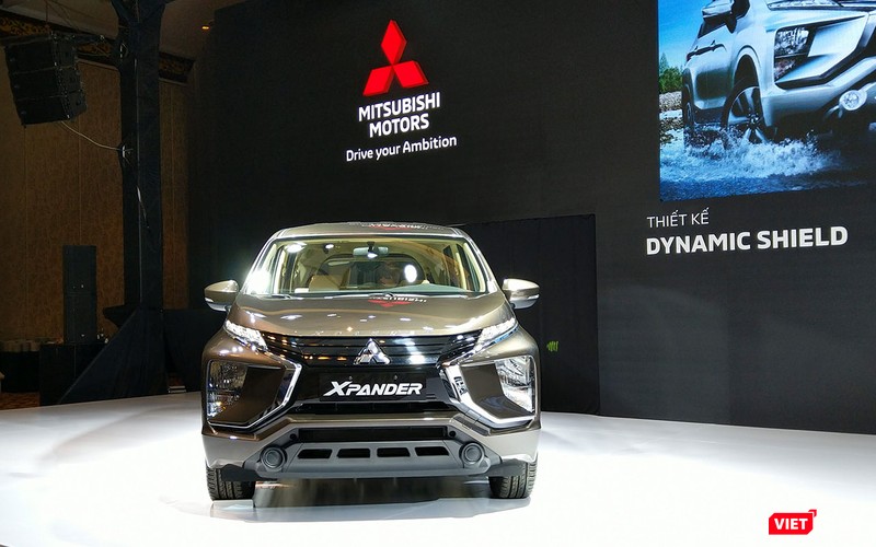 Mitsubishi Xpander là mẫu xe thứ 3 của hãng được thiết kế dựa trên ngôn ngữ tạo hình mới Dynamic Shield.