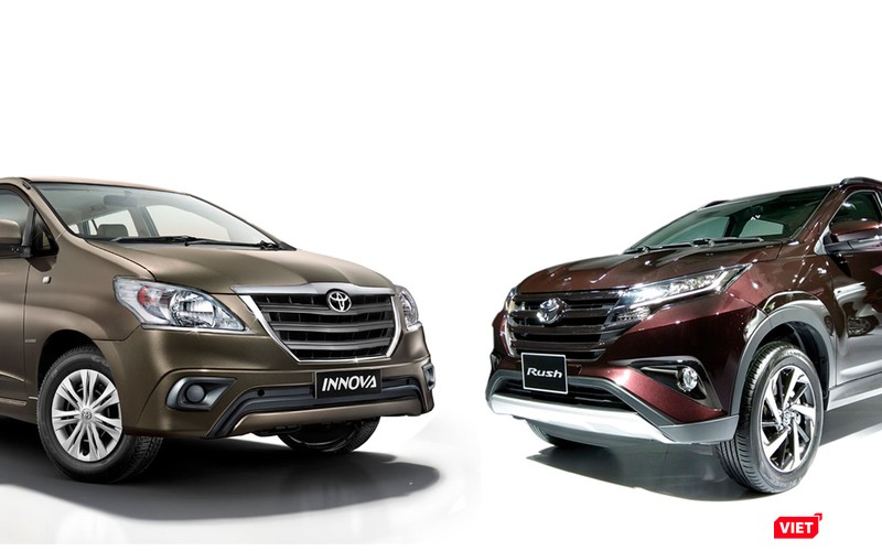 Toyota Rush có bộ lưới tản nhiệt khá giống với bản nâng cấp cuối cùng của Innova thế hệ đầu tiên.