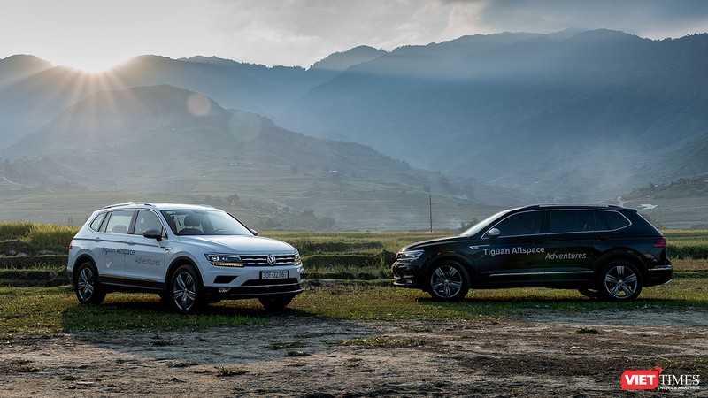 Với chiều dài 4.701 mm, VW Tiguan Allspace 2018 trở thành mẫu xe lớn nhất phân khúc SUV nhỏ gọn 7 chỗ. (Ảnh: Ngô Minh)