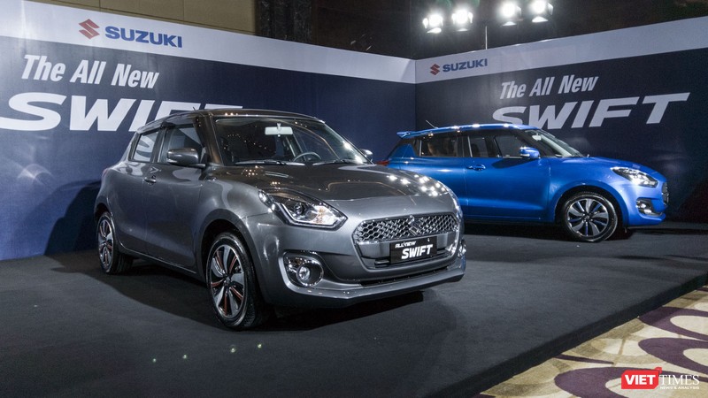 Kiểu dáng của Suzuki Swift 2018 vẫn kế thừa phong cách thiết kế nhỏ gọn. (Ảnh: Ngô Minh)