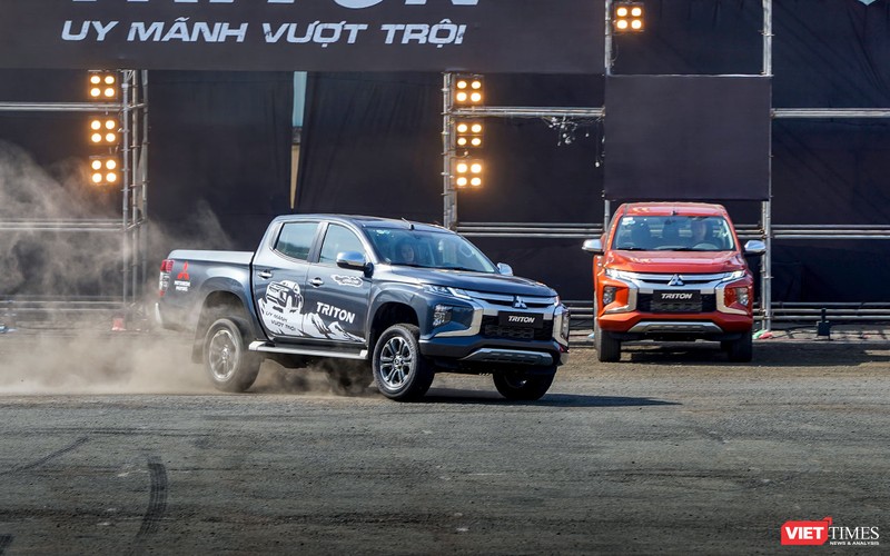 Mitsubishi Triton 2019 đã mở ra một thiết kế hoàn toàn mới về một chiếc pick-up thể thao đa dụng. (Ảnh: Ngô Minh)