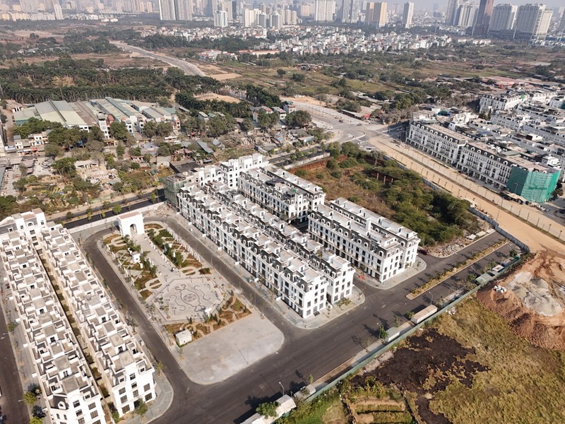 Một dự án bất động sản ven đường Lê Quang Đạo kéo dài ở Hà Nội. Ảnh: Đình Huy. z6267044264916_7640dcba875f611b281a27ef701ed508.jpg