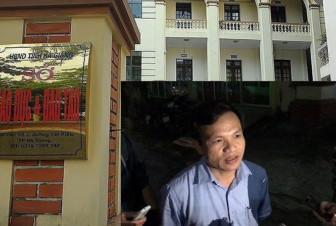 Cục trưởng Cục Quản lý Chất lượng Giáo dục Mai Văn Trinh cung cấp thông tin cho báo chí trong đêm. Ảnh: báo Tiền Phong Cục trưởng Cục Quản lý Chất lượng Giáo dục Mai Văn Trinh cung cấp thông tin cho báo chí trong đêm. Ảnh: báo Tiền Phong