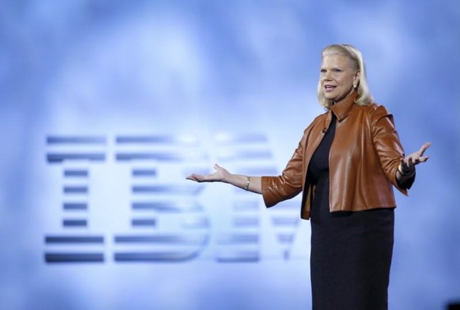 CEO IBM Ginni Rometty. ẢNH: REUTERS