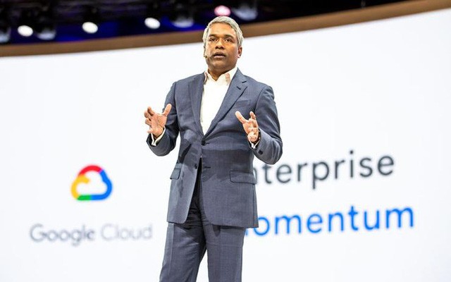 Người đứng đầu Google Cloud, ông Thomas Kurian - Ảnh: GOOGLE CLOUD