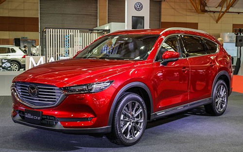 CX-8 trong lần trưng bày tại triển lãm Malaysia Autoshow, tháng 4/2019. Ảnh: Paultan