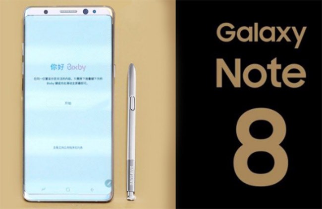 Ảnh dựng dựa trên những tin tức rò rỉ về Galaxy Note 8