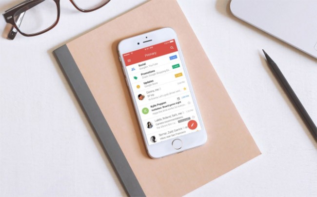 Gmail cho iOS (ảnh: Wired)