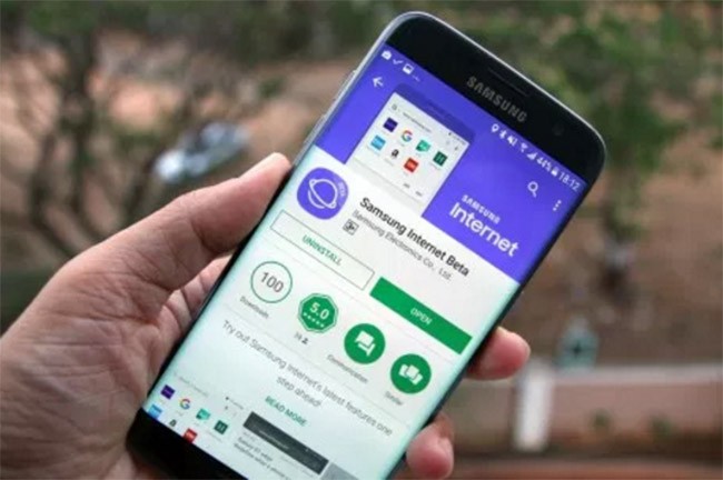 Samsung vừa phát hành phiên bản 6.0 trình duyệt Internet do hãng tự xây dựng (ảnh: OptoCrypto)