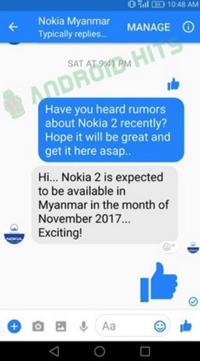 Nokia 2 sẽ “đánh chiếm” một số thị trường vào tháng 11 ảnh 1 Nokia 2 sẽ “đánh chiếm” một số thị trường vào tháng 11 ảnh 1