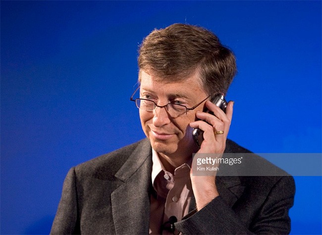 Tỷ phú Bill Gates vừa chuyển sang sử dụng điện thoại Android (ảnh: Getty Images)