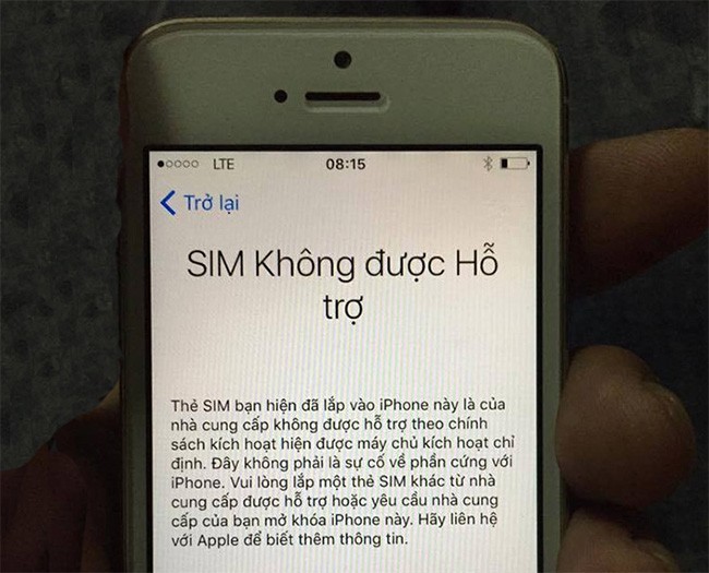 SIM ghép 4G không thể kích hoạt vào sáng 5/10 (ảnh: Facebook)