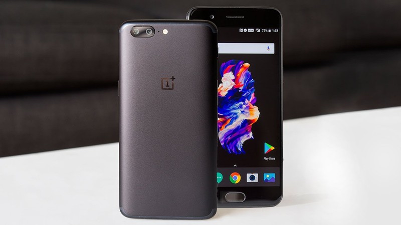 OnePlus 5 - mẫu điện thoại cao cấp nhất của hãng OnePlus (ảnh: YouTube)