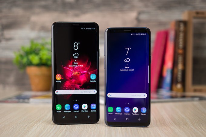 Galaxy S9 và S9+ của Samsung (ảnh: Phone Arena)