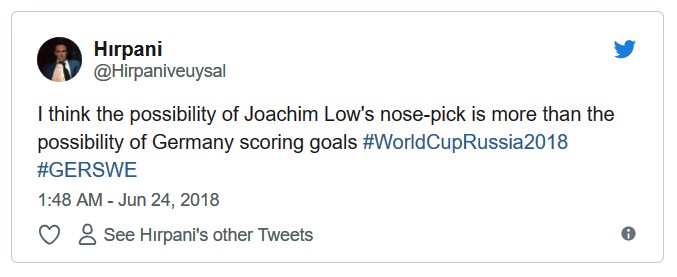 Tôi nghĩ khả năng số gỉ mũi Joachim Low cậy ra nhiều hơn số bàn thắng của đội Đức Tôi nghĩ khả năng số gỉ mũi Joachim Low cậy ra nhiều hơn số bàn thắng của đội Đức