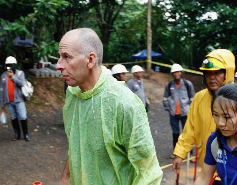 Thợ lặn người Anh Richard Stanton là một trong số những người tìm thấy bọn trẻ Thợ lặn người Anh Richard Stanton là một trong số những người tìm thấy bọn trẻ