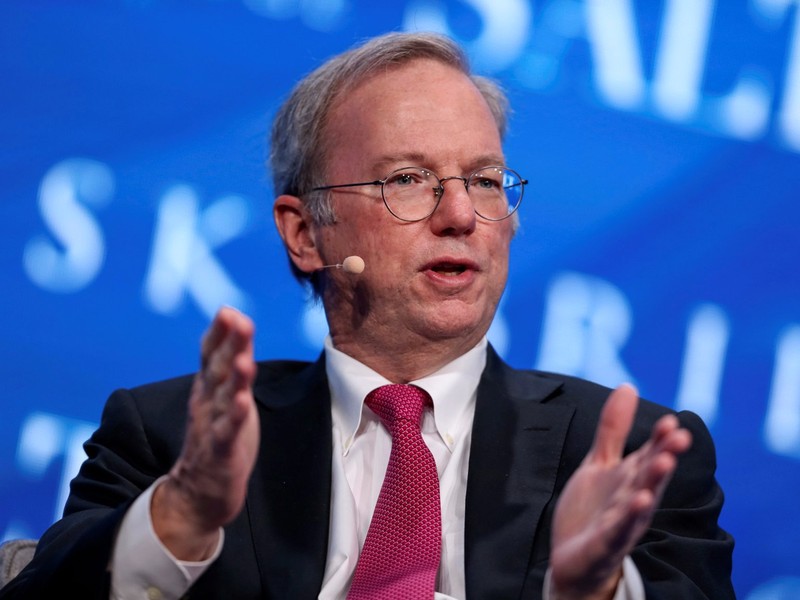 Ông Eric Schmidt là cựu CEO của Google (ảnh: Reuters)