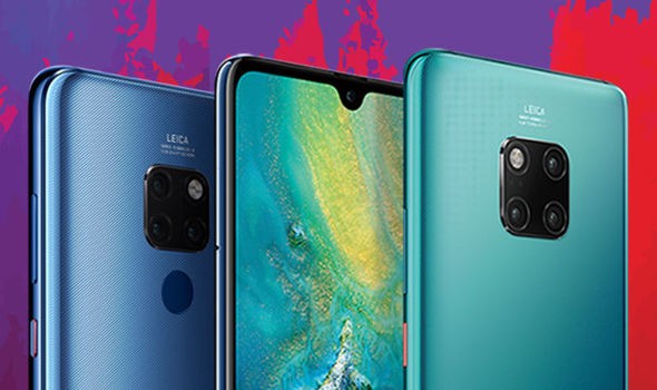 Bộ đôi sản phẩm dòng Mate vừa được Huawei cho ra mắt ngày hôm qua (ảnh: Daily Express)