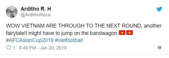 Ôi, Việt Nam đã lọt vào vòng tiếp theo, viết tiếp câu chuyện cổ tích, chuẩn bị cho cuộc diễu hành thôi Ôi, Việt Nam đã lọt vào vòng tiếp theo, viết tiếp câu chuyện cổ tích, chuẩn bị cho cuộc diễu hành thôi