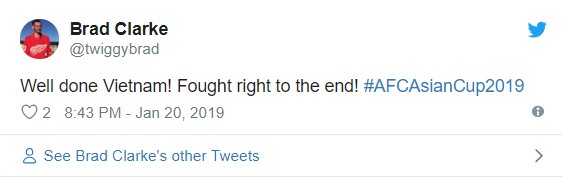 Làm tốt lắm Việt Nam, các bạn đã chiến đấu đến phút cuối cùng! Làm tốt lắm Việt Nam, các bạn đã chiến đấu đến phút cuối cùng!