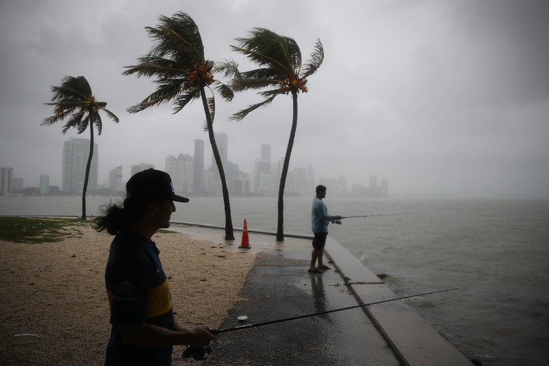 Cư dân Miami đánh cá trong cơn bão nhiệt đới Gordon vào ngày 3 tháng 9 (ảnh: Getty Images) Cư dân Miami đánh cá trong cơn bão nhiệt đới Gordon vào ngày 3 tháng 9 (ảnh: Getty Images)