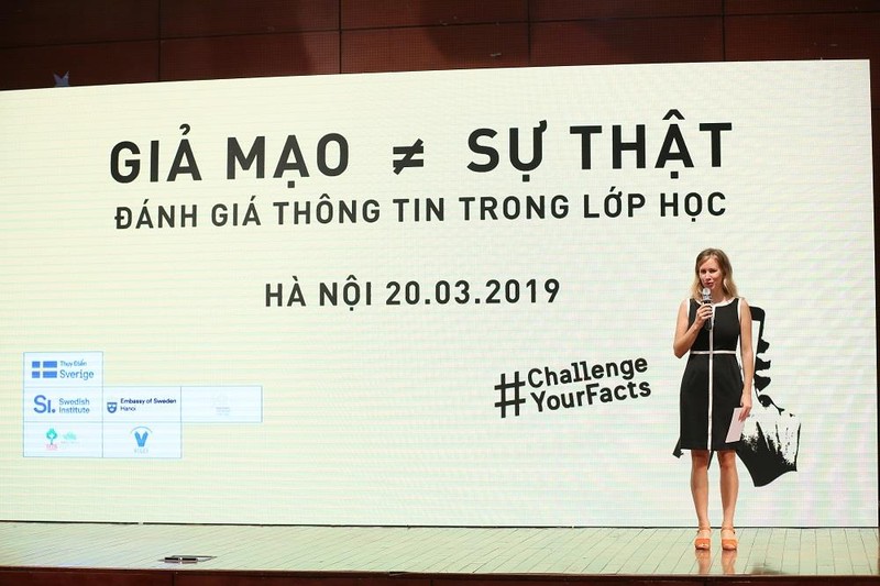 Bà Victoria Rhodin Sandstrom, Tham tán Đại sứ quán Thụy Điển tại Việt Nam (ảnh: MSD) Bà Victoria Rhodin Sandstrom, Tham tán Đại sứ quán Thụy Điển tại Việt Nam (ảnh: MSD)