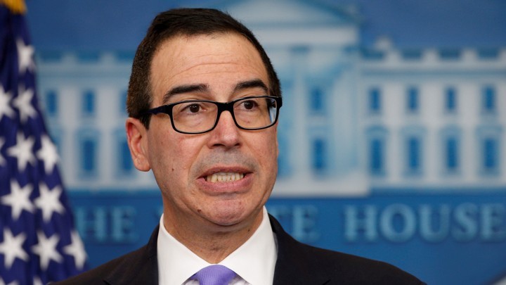 Bộ trưởng Thương mại Mỹ Steve Mnuchin (ảnh: The Atlantic)