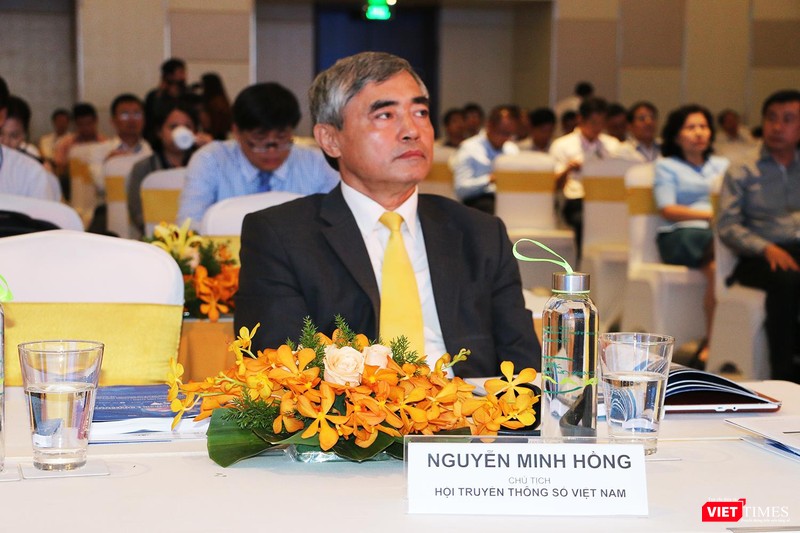 ông Nguyễn Minh Hồng, Chủ tịch Hội Truyền thông Số Việt Nam tham dự Hội thảo