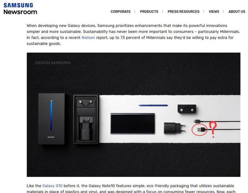 Đoạn dây lạ xuất hiện trong ảnh mở hộp Note 10 (ảnh: Ice Universe) Đoạn dây lạ xuất hiện trong ảnh mở hộp Note 10 (ảnh: Ice Universe)