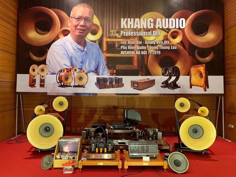 Hệ thống audio loa TrioK và amply 300b Mono block Khang audio DIY