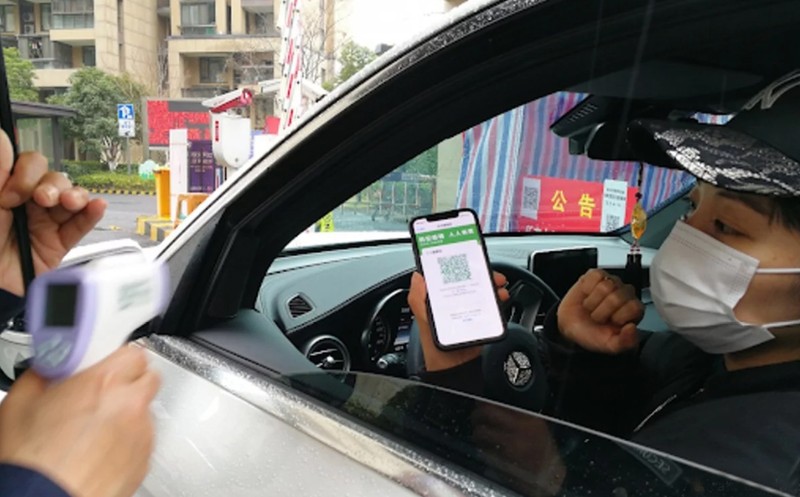 Những người có mã QR màu xanh mới được phép vào các địa điểm công cộng Những người có mã QR màu xanh mới được phép vào các địa điểm công cộng