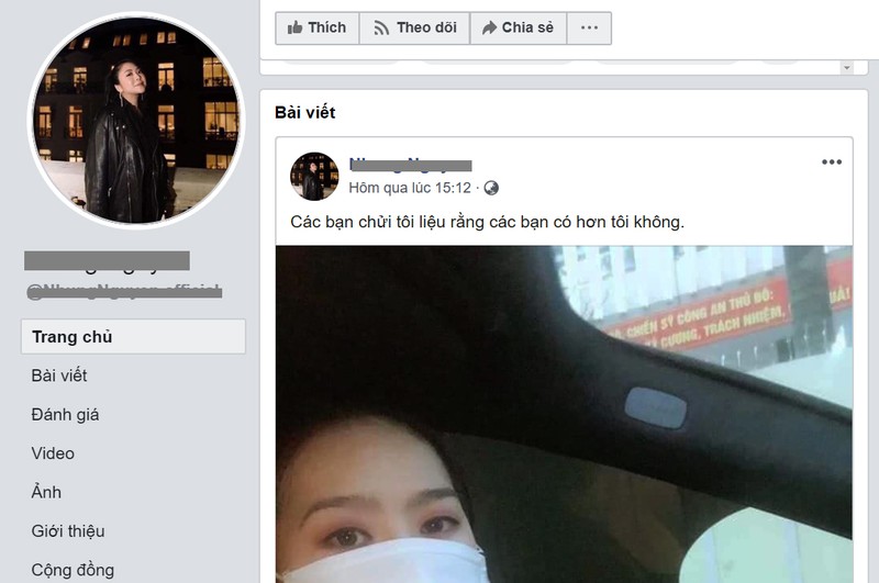 Một tài khoản giả mạo