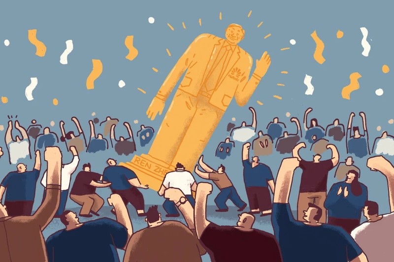 ông Nhậm Chính Phi nói rằng mình giống như một bức tượng đất sét, một thủ lĩnh bù nhìn (ảnh: SCMP) ông Nhậm Chính Phi nói rằng mình giống như một bức tượng đất sét, một thủ lĩnh bù nhìn (ảnh: SCMP)