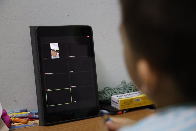 Học sinh không thấy hình bạn bè và thầy cô trên Zoom (ảnh: LMS) Học sinh không thấy hình bạn bè và thầy cô trên Zoom (ảnh: LMS)