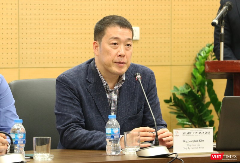 ông Jeonghun Kim - TGĐ Exporum Korea - đơn vị đồng tổ chức triển lãm ông Jeonghun Kim - TGĐ Exporum Korea - đơn vị đồng tổ chức triển lãm