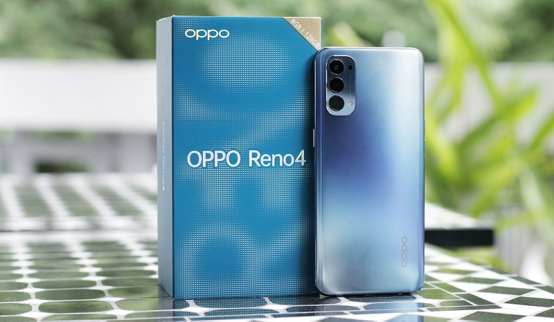 Chiếc Reno4 của Oppo