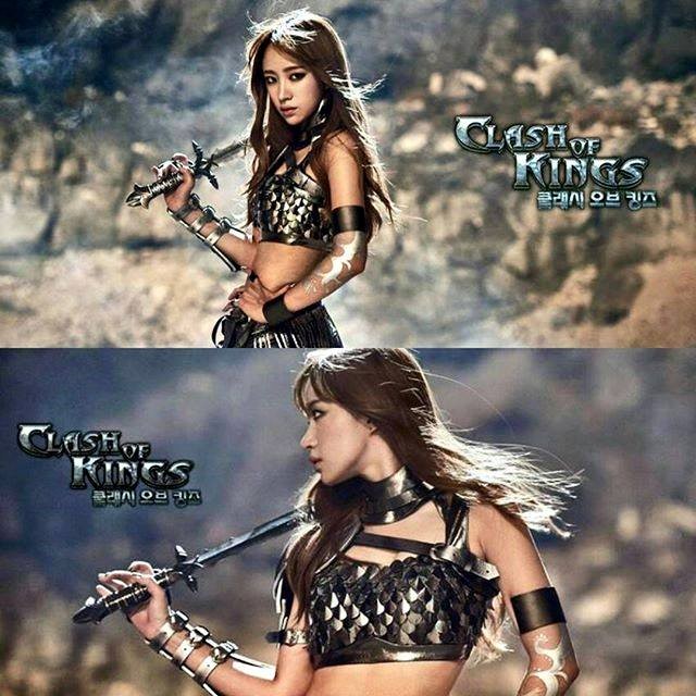 Ca sĩ Hani của nhóm EXID quảng bá cho game (ảnh: FBNV) Ca sĩ Hani của nhóm EXID quảng bá cho game (ảnh: FBNV)