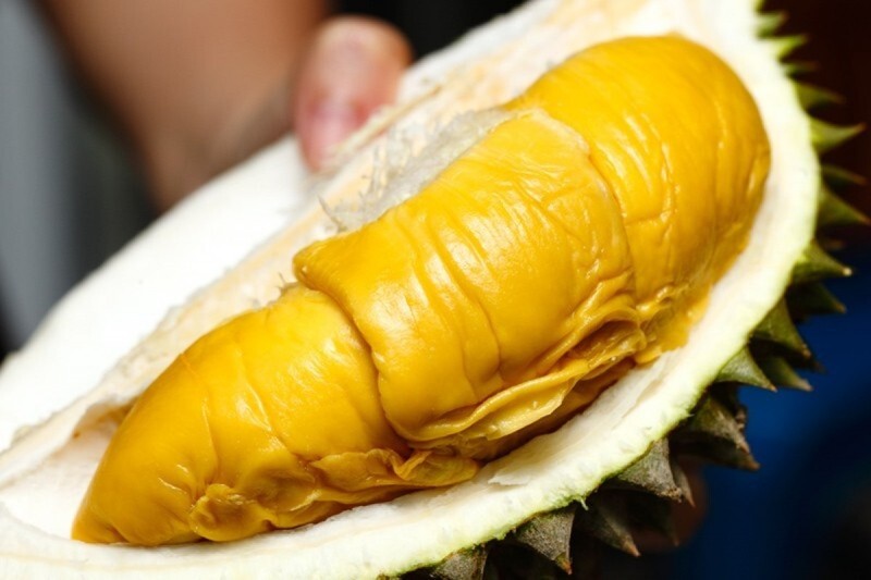 Sầu riêng Musang King còn được gọi là 'Mao Shan Wang' hoặc 'Mèo ngủ' theo hình dạng của trái sầu khi mới mở (ảnh: Handout)