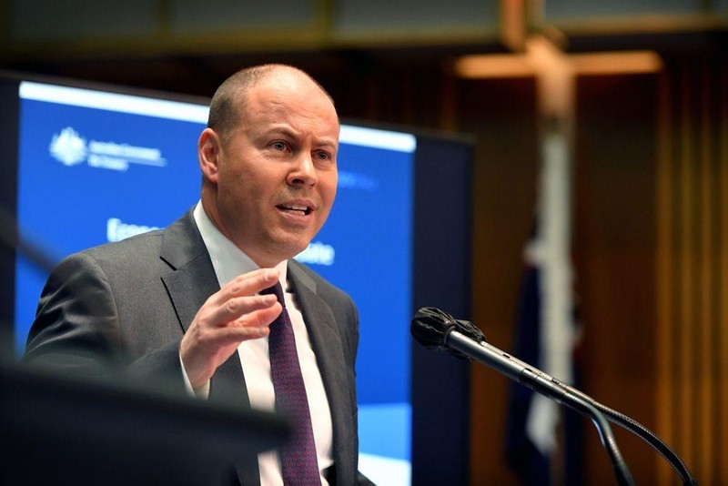 Bộ trưởng Tài chính Úc Josh Frydenberg (ảnh: Bloomberg)