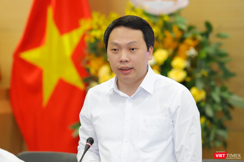 Thứ trưởng Bộ Thông tin và Truyền thông Nguyễn Huy Dũng phát biểu tại sự kiện