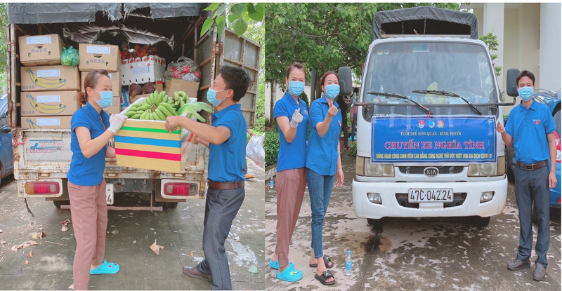 Chuyến xe đầy ắp ân tình của huyện Đoàn Hớn Quản nhằm hỗ trợ sinh viên, giáo viên Trường Cao đẳng công nghệ Thủ Đức (TP Hồ Chí Minh) Chuyến xe đầy ắp ân tình của huyện Đoàn Hớn Quản nhằm hỗ trợ sinh viên, giáo viên Trường Cao đẳng công nghệ Thủ Đức (TP Hồ Chí Minh)
