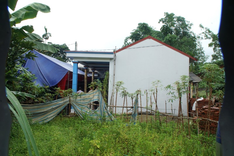 Ngôi nhà của cựu chiến binh Nguyễn Kim Thoa sau khi hoàn thành Ngôi nhà của cựu chiến binh Nguyễn Kim Thoa sau khi hoàn thành