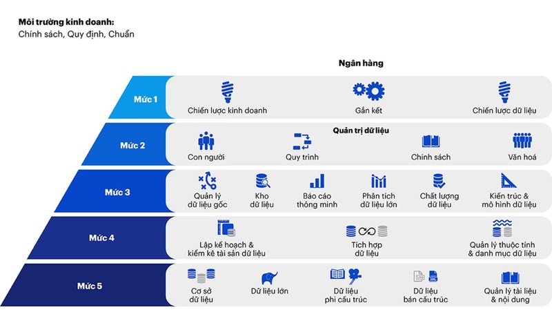 Khung chiến lược dữ liệu cho ngân hàng (ảnh FPT Digital)