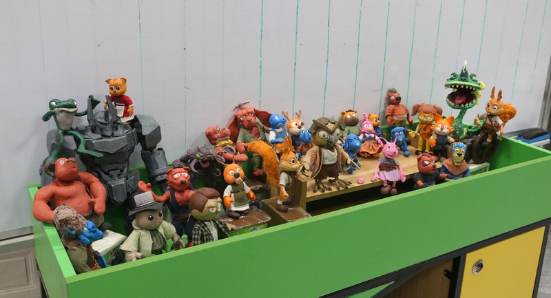 Các nhân vật tạo hình từ đất sét Các nhân vật tạo hình từ đất sét