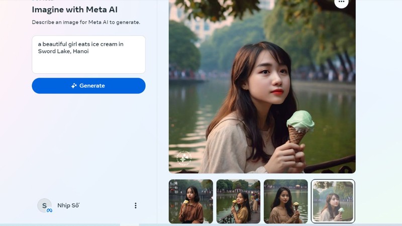 Dùng thử công cụ tạo hình ảnh dựa trên AI của Meta