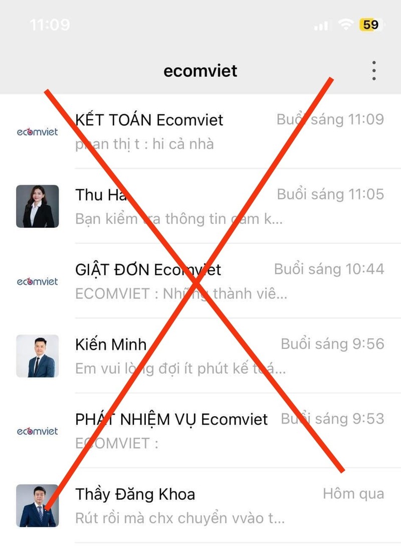App giả mạo EcomViet ung dung ecomviet gia mao.jpg